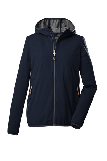 Killtec Wanderjacke mit Kapuze KOS 61 (2-Lagen, PFC-frei, sehr leicht) navyblau Damen